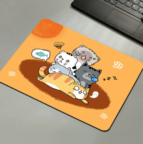 Cute Cat Desk Mat For Boys And Girls Perfect For Computer Keyboards