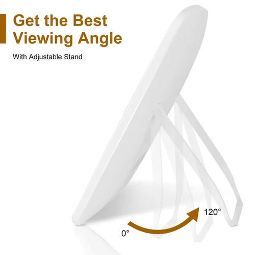 5.98x8.62in Lighted Makeup Mirror Vanity Desk Mirror Small LED